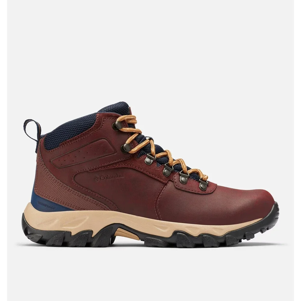 Columbia Newton Ridge Plus II Men 15 Madder Brown Waterproof Hiking Boot ZAP2664